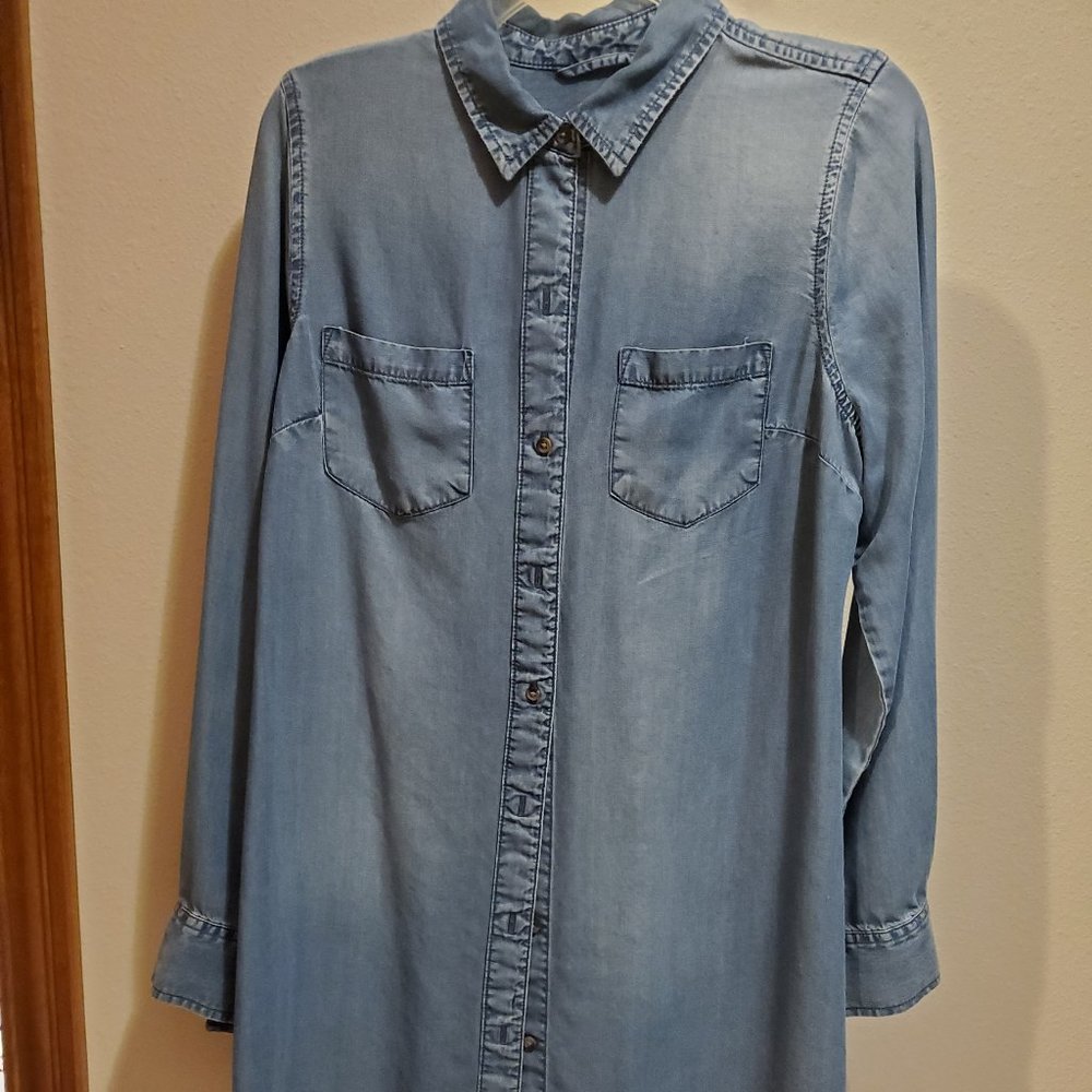 Denim Shirt Dress